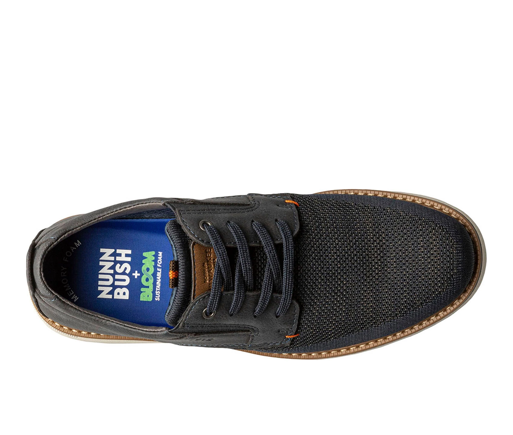 Men's Nunn Bush Otto Knit Plain Toe Dress Shoes - Image 6