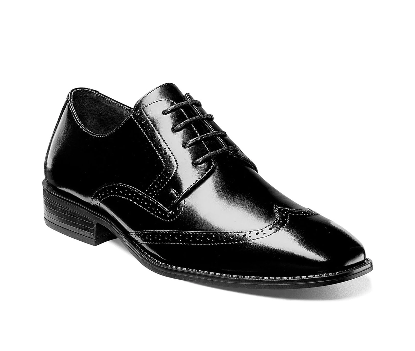 Men's Stacy Adams Adler Wingtip Dress Shoes - Image 2