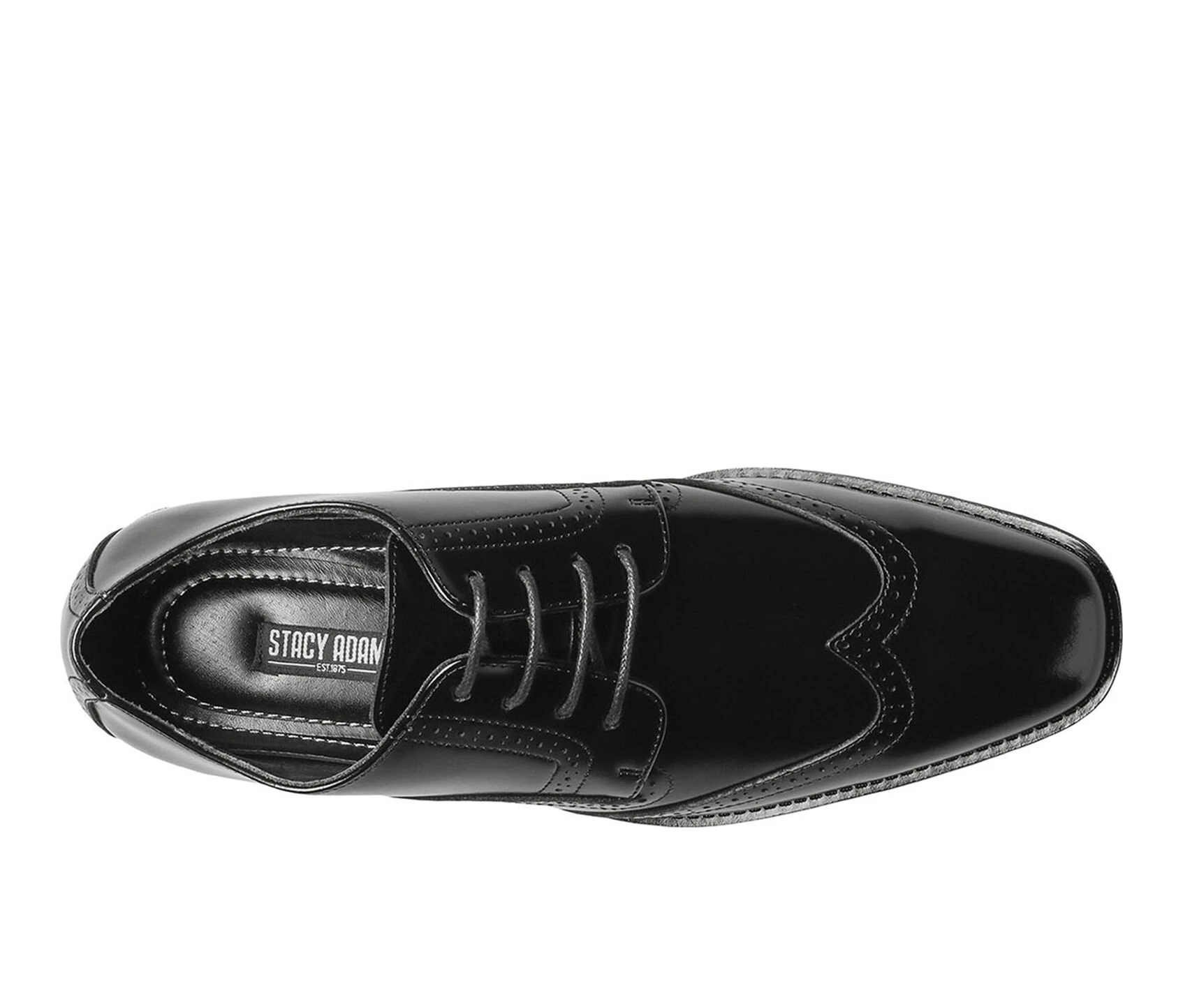 Men's Stacy Adams Adler Wingtip Dress Shoes - Image 6